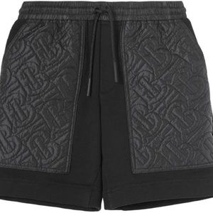 Burberry Timothie Monogram-Quilted Cotton Shorts